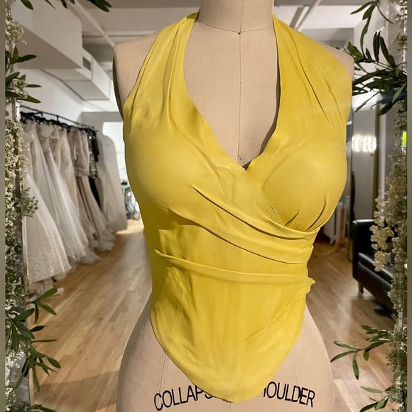 Grey (Charcoal) Halter Corset - Picture 1 of 6